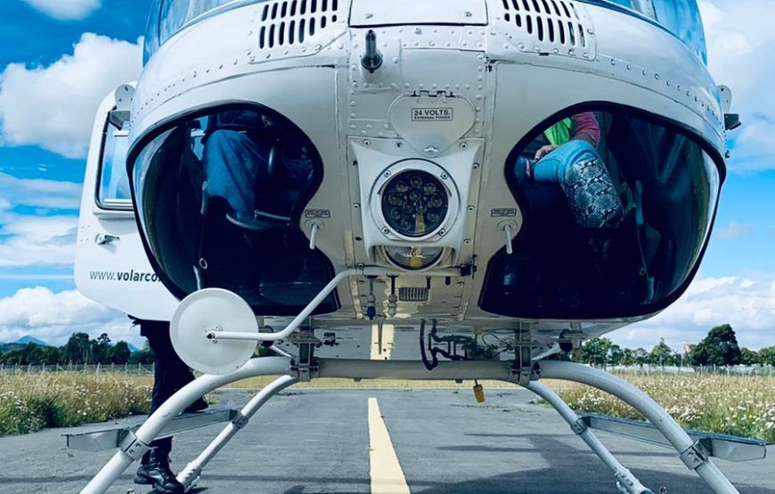 Sobrevuela en Helicóptero los cerros orientales