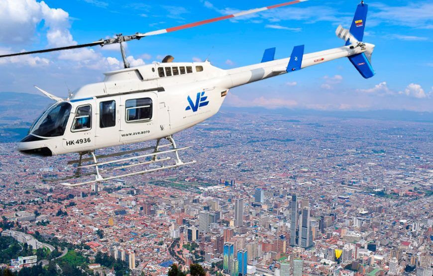 Sobrevuela en Helicóptero los cerros orientales
