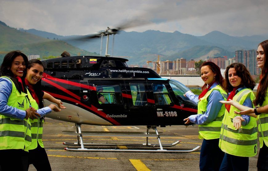 Sobrevuela Medellín en Helicóptero