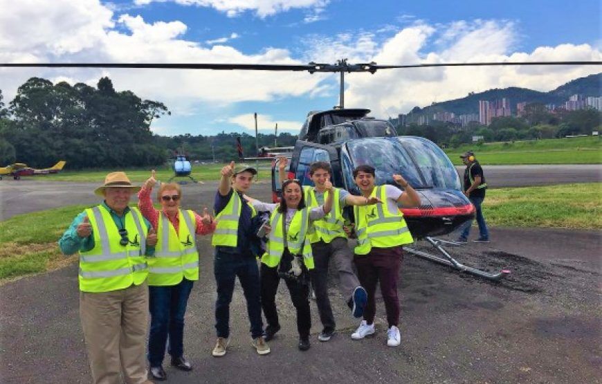 Sobrevuela Medellín en Helicóptero
