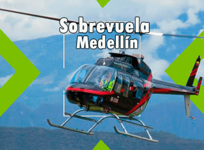 Sobrevuela Medellín en Helicóptero