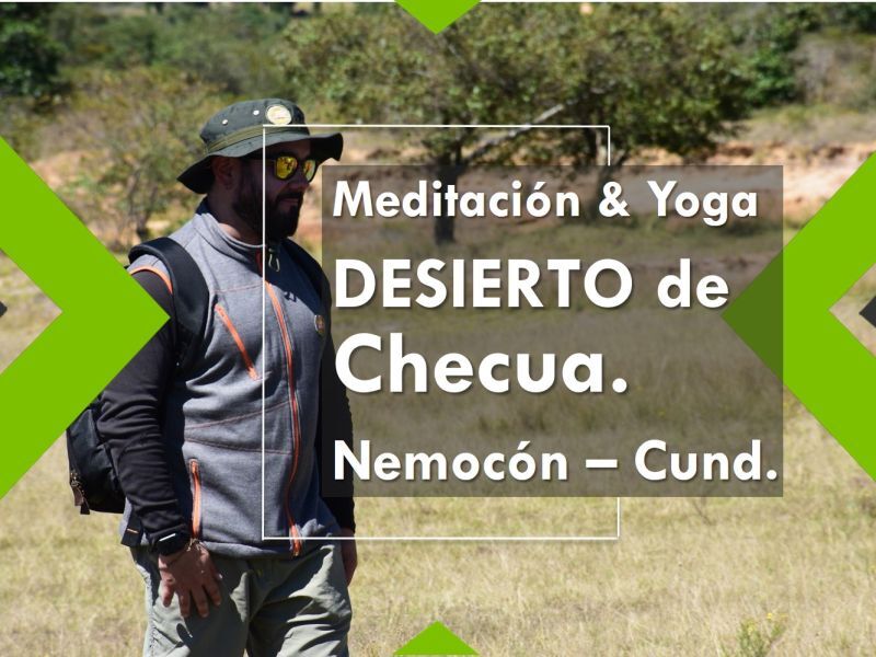 meditación y yoga en el desierto de Checua