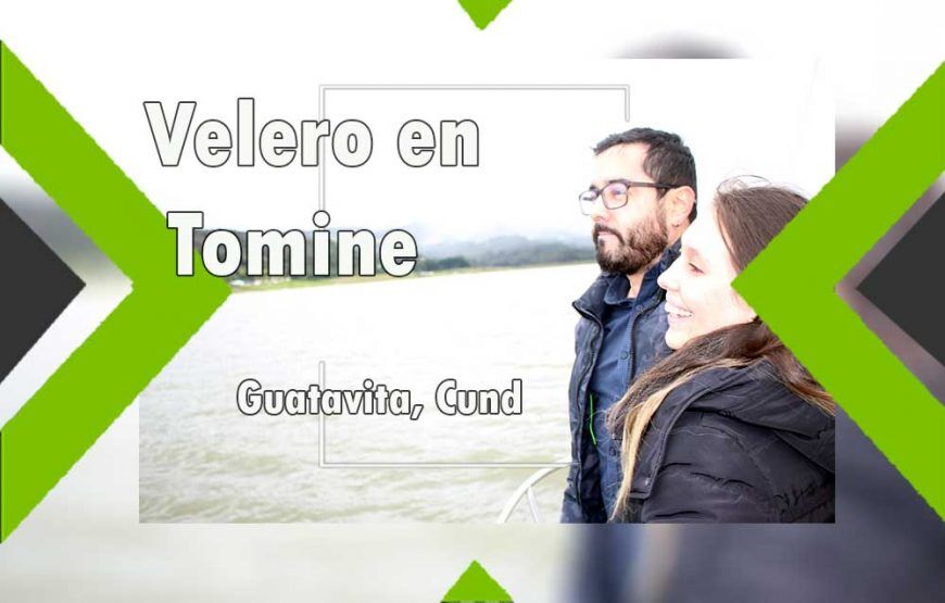 Velero en el Embalse de Tominé