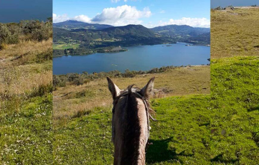 Cabalgata en pareja en la Calera