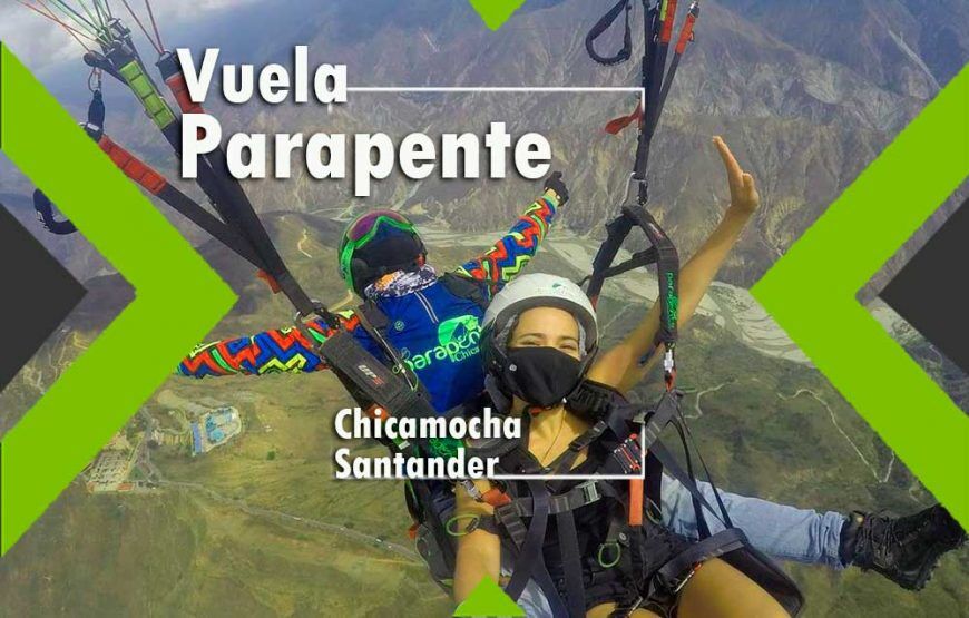 Parapente en el Cañón del Chicamocha Santander